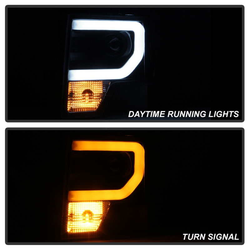 Spyder 5086204 fits Ford 09-14 F-150 Projector Headlights - Halogen Model Light