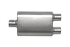 Gibson 55189S CFT Superflow Center/Dual Oval Muffler - 4x9x18in/3in Inlet/2.5in