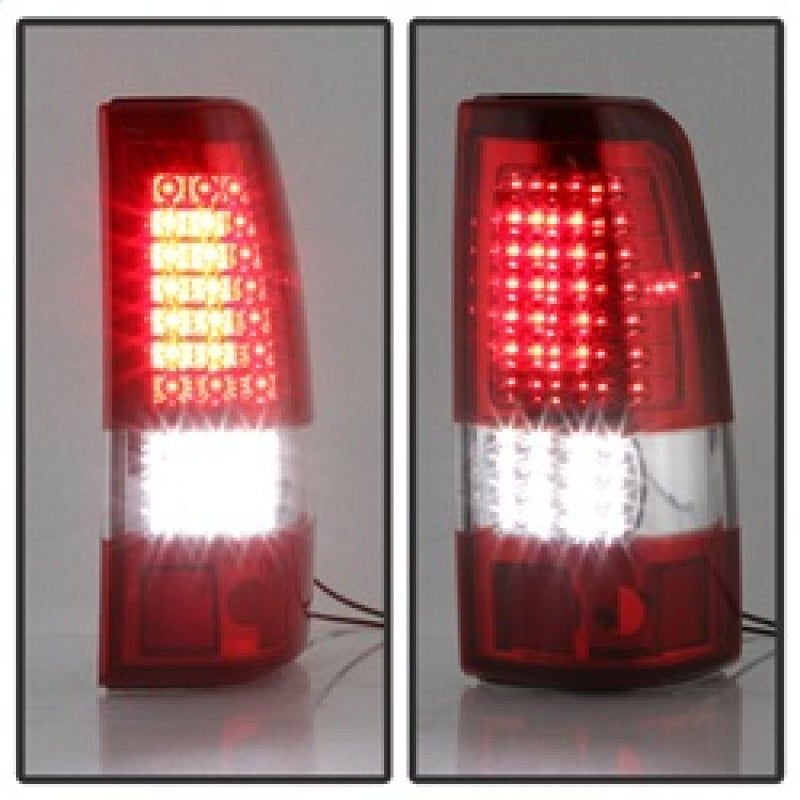 xTune 9037665 03-06 fits Chevrolet Silverado 1500/2500HD LED Tail Lights - Red