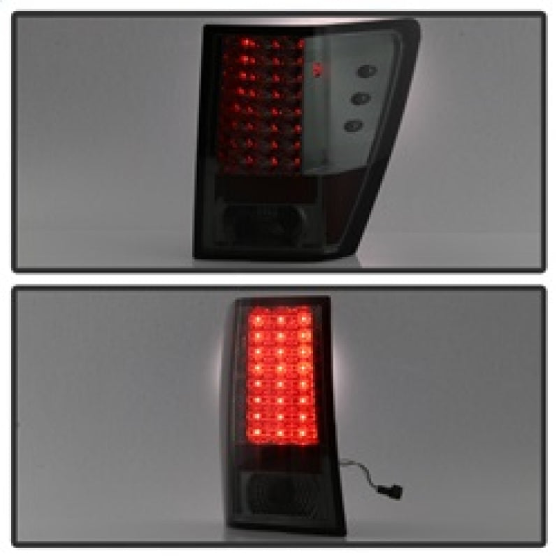 Spyder 5070227 fits Jeep 07-10 Grand Cherokee LED Tail Lights Smoke ALT-YD-JGC0