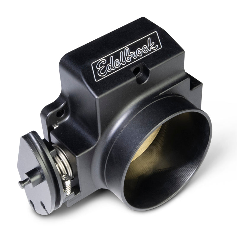 Edelbrock 39703 EFI Throttle Body Pro-Flo XT 90mm Black Mat Anodized Finish