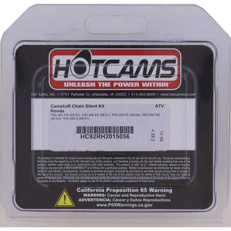 Hot Cams HC92RH2015056 1995-2003 fits Honda TRX 400 FW 400cc Silent chain