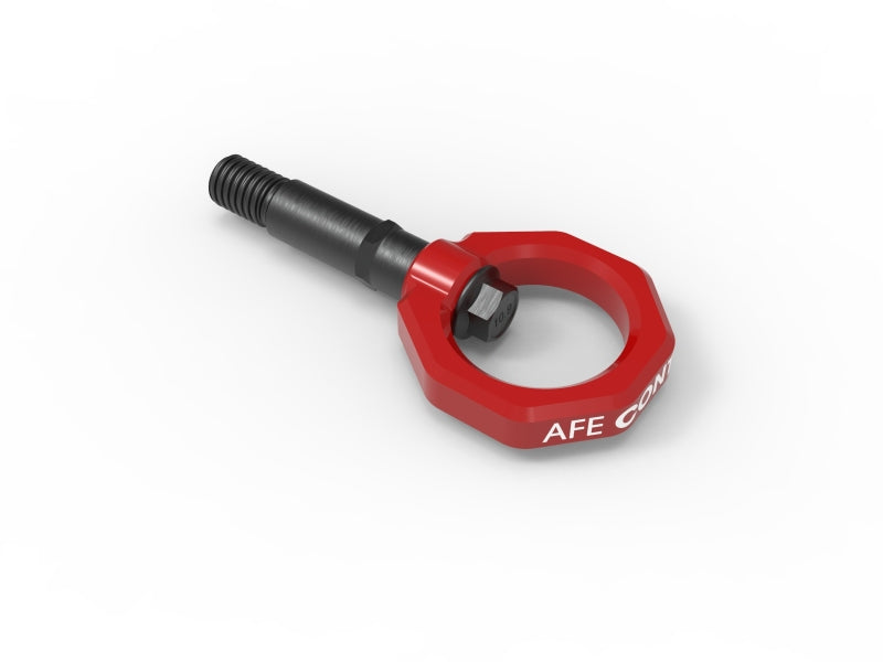 AFE 450-721002-R Control Rear Tow Hook Red 20-21 fits Toyota GR Supra (A90)
