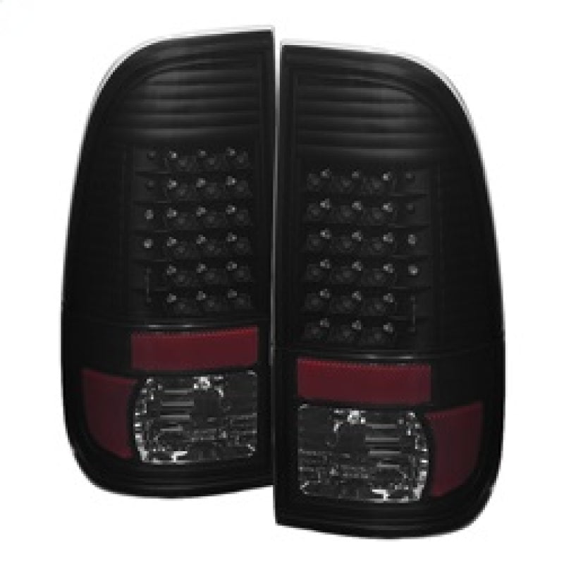 9027642 Xtune fits Ford 99-07 F250/350/450/550 Super Duty LED Tail Lights Blac