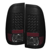 9027642 Xtune fits Ford 99-07 F250/350/450/550 Super Duty LED Tail Lights Blac