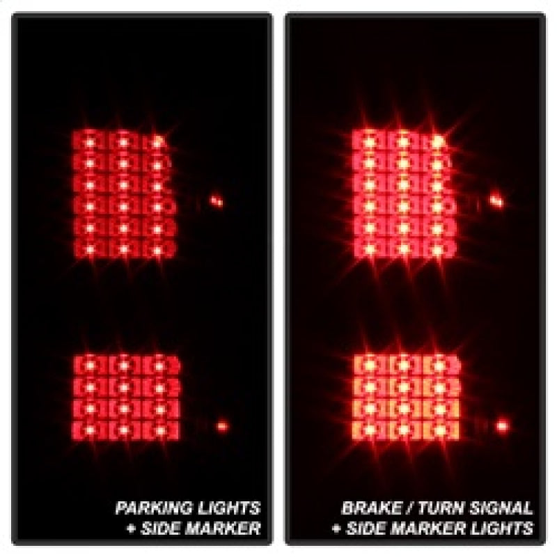 xTune 9036552 fits Chevy 1500 14-16 / Silverado 2500HD/3500HD LED Tail Lights -