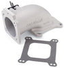 Edelbrock 3848 Low Profile Intake Elbow 90mm Throttle Body to Square-Bore Flange As-Cast Finish
