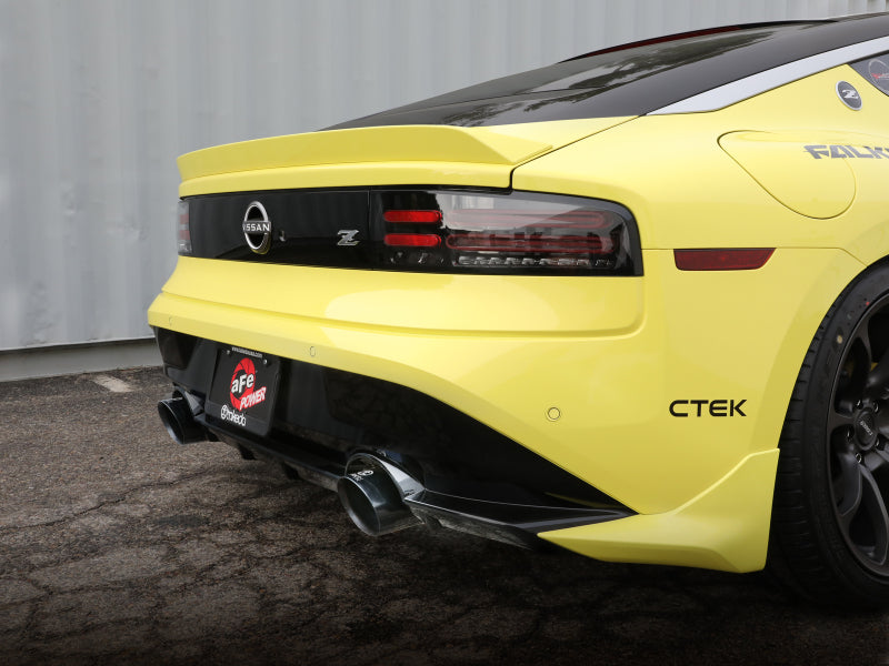 AFE 49-36137-B issan Z 23-23 V6-3.0L Takeda 2-1/2in 304 SS Axle-Back Exhaust Sy