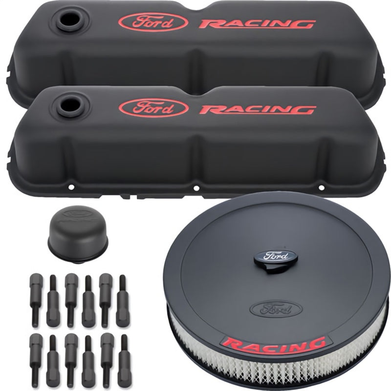Ford Racing 302-500 Racing Complete Dress Up Kit Black Crinkle Finish