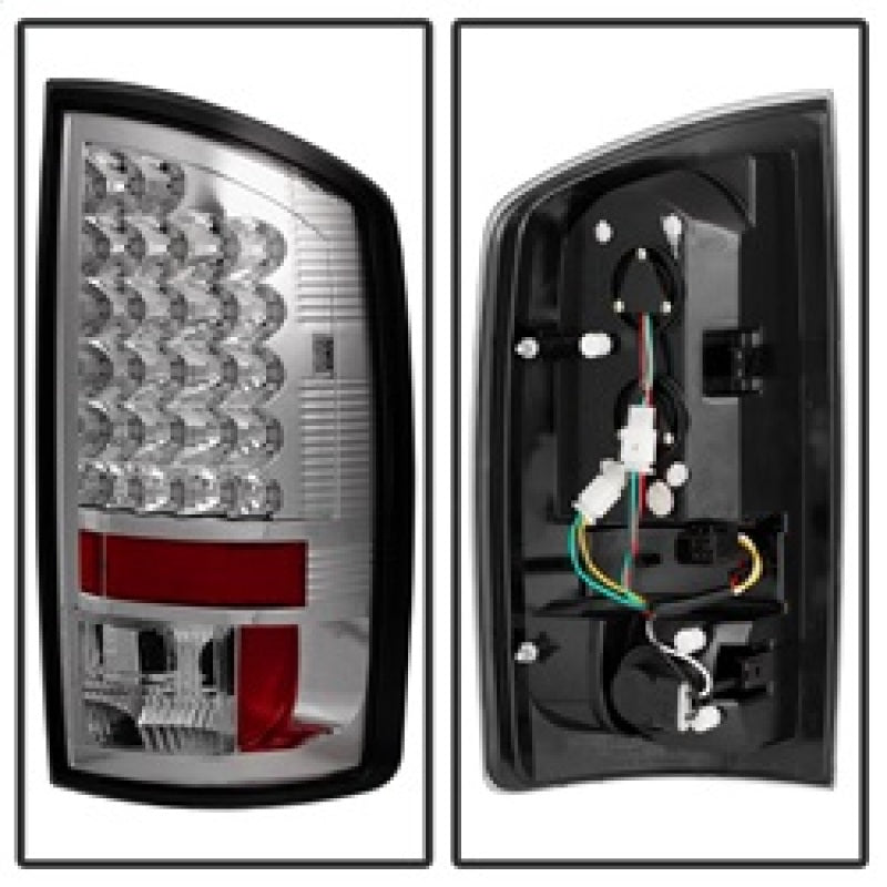 Spyder 5002563 fits Dodge 02-06 Ram 1500/Ram 2500/3500 03-06 LED Tail Light Chr