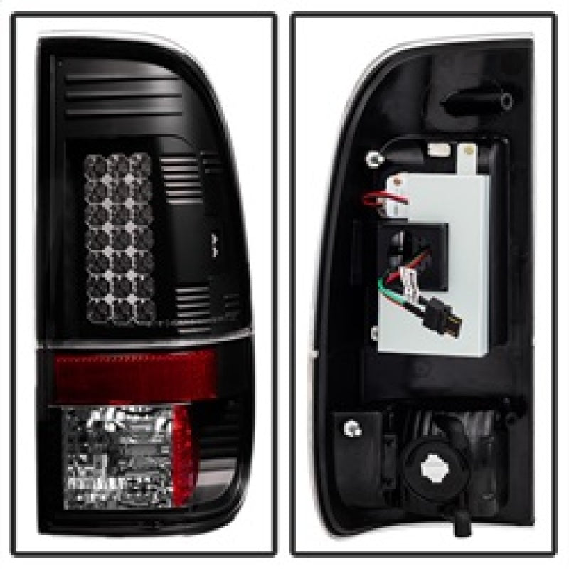 Spyder 5003898 fits Ford 08-15 Super Duty LED Tail Lights Black ALT-YD-FS07-LED