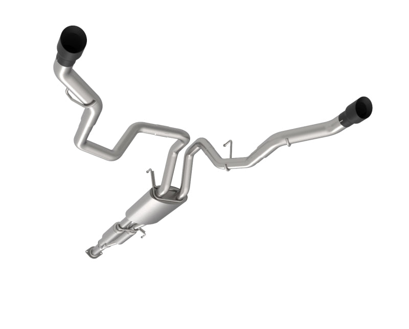 Kooks 13704220 21+ fits Ford F150 2.7/3.5/5.0L 3in Dual Cat-Back Rear Exit Exhaust w/BlackTips