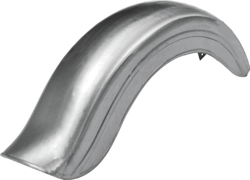 Bikers Choice 492770 Raw Fatbob Rear Fender Left Chain Cut Big Twin Custom