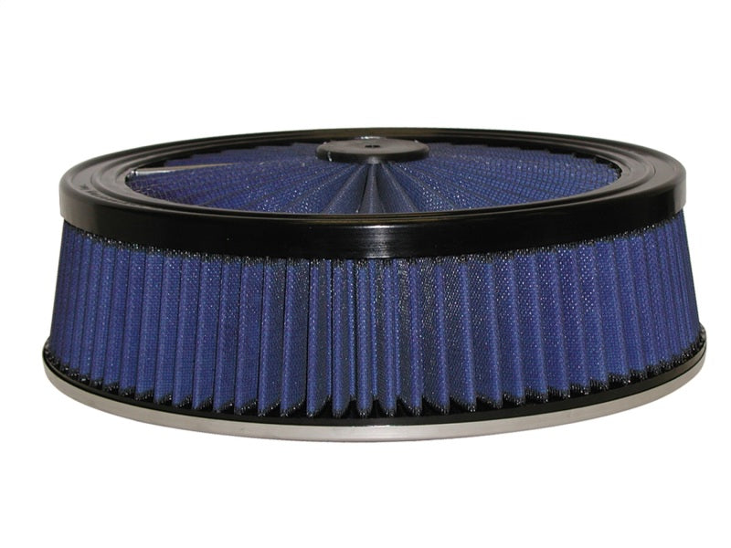 AFE 18-31404 FLOW Air Filters Round Racing P5R A/F TOP Racer 14D x 4H (Blk/Blue