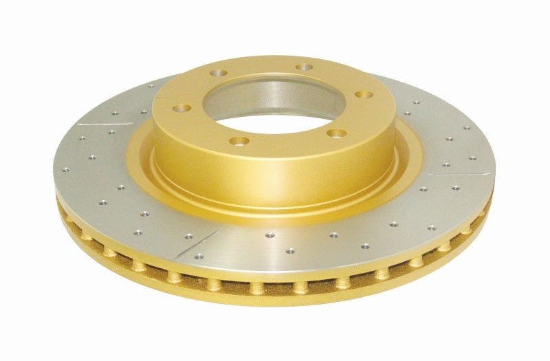 DBA 2700X 09/02+ fits Toyota Landcruiser 17in Wheel Front Drilled & Slotted Stre