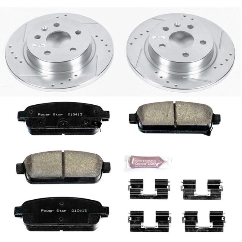 PowerStop K5544 fits Buick 13-18 Encore Rear Z23 Evolution Sport Brake Kit