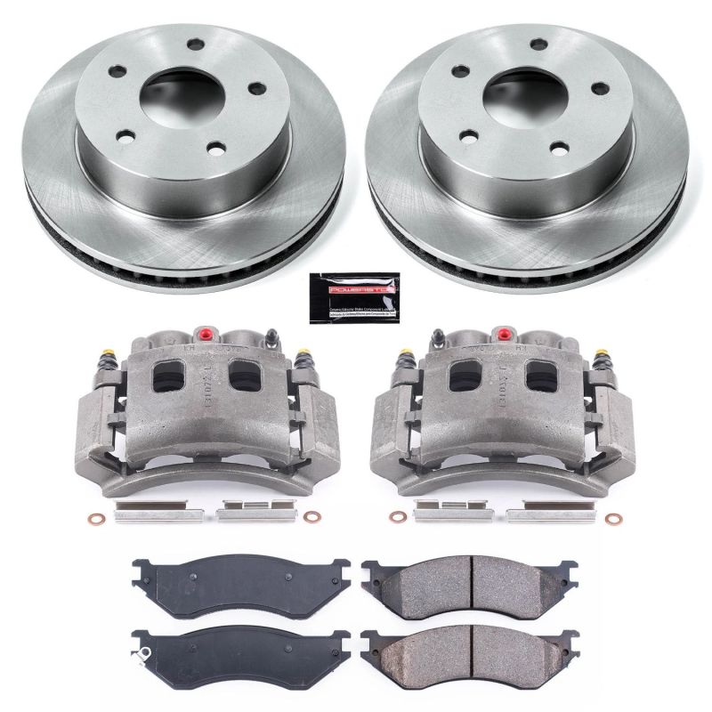 Power Stop KCOE5143 00-01 fits Dodge Ram 1500 Front Autospecialty Kit w/Cals