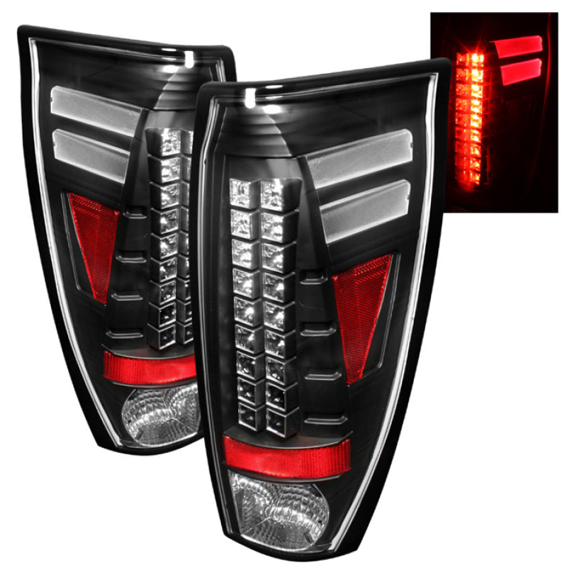 SPYDER 5001061 fits Chevy Avalanche 02-06 LED Tail Lights Black