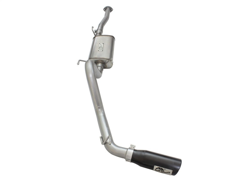 AFE 49-46024-B orce XP 2.5in Cat-Back Stainless Steel Exhaust System w/Black Ti