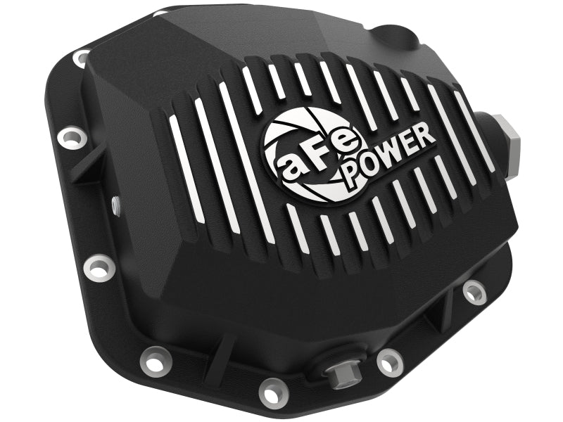AFE 46-71190B Series Rear Differential Cover Black w/Machined Fins 20+ fits Je