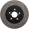 Stoptech 127.47018R 02-10 Subaru WRX Slotted & Drilled Right Front Rotor (exc. STi)