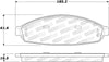 Stoptech 308.0931 Street Brake Pads