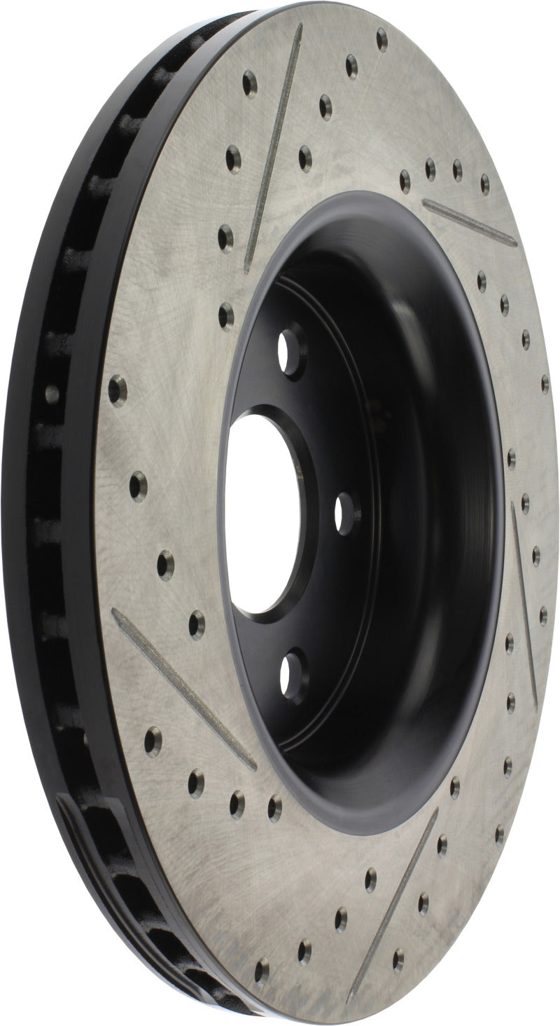 Stoptech 127.58008R 11-12 Dodge Durango Sport Drilled & Slotted Front Passenger-Side Brake Rotor