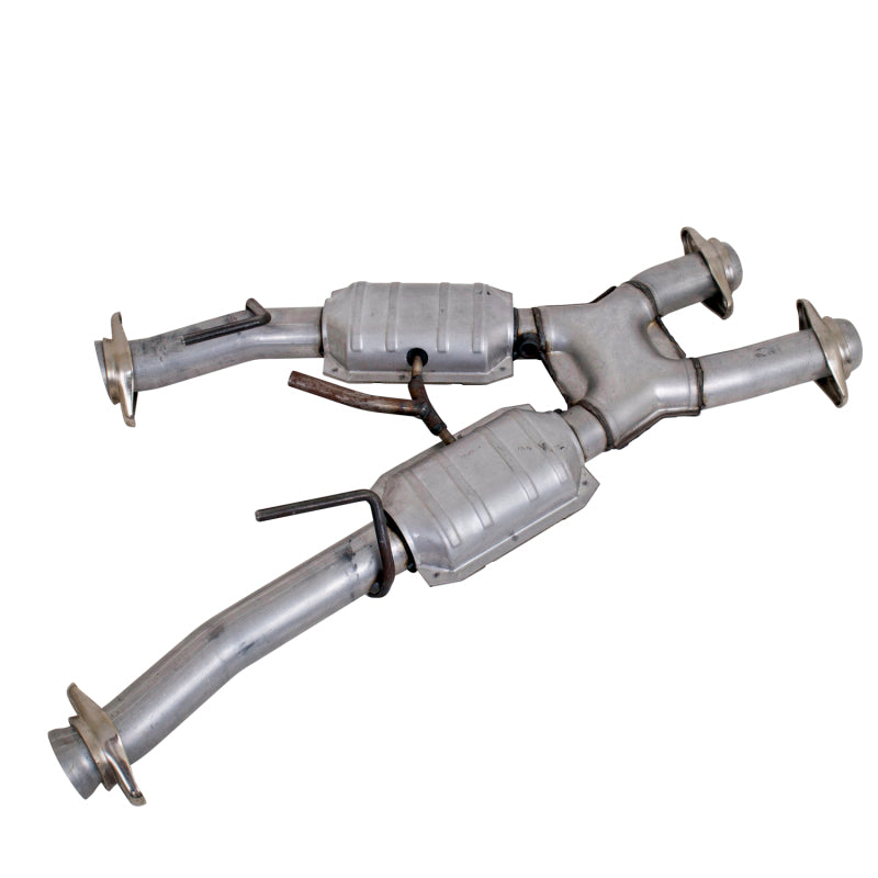 BBK 1810 Mustang 5.0 Short Mid X Pipe w Catalytic Converters 2-1/2 For Automati