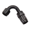 Russell 613415 Performance -8 AN Black 120 Degree Full Flow Swivel Hose End