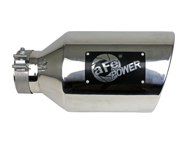 AFE 49T40801-P15 MACH Force-Xp 304 Stainless Steel Clamp-on Exhaust Tip - Polis