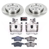PowerStop KCOE124 fits Mazda 04-05 3 Rear Autospecialty Brake Kit w/Calipers