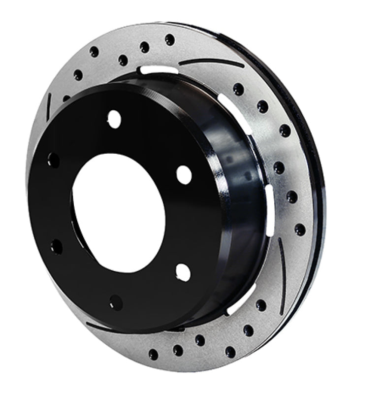 Wilwood 160-16621-BK Rotor-Rear-SRP-BLK-Drill-RH 11.00 x .810 x - 6 x 5.50