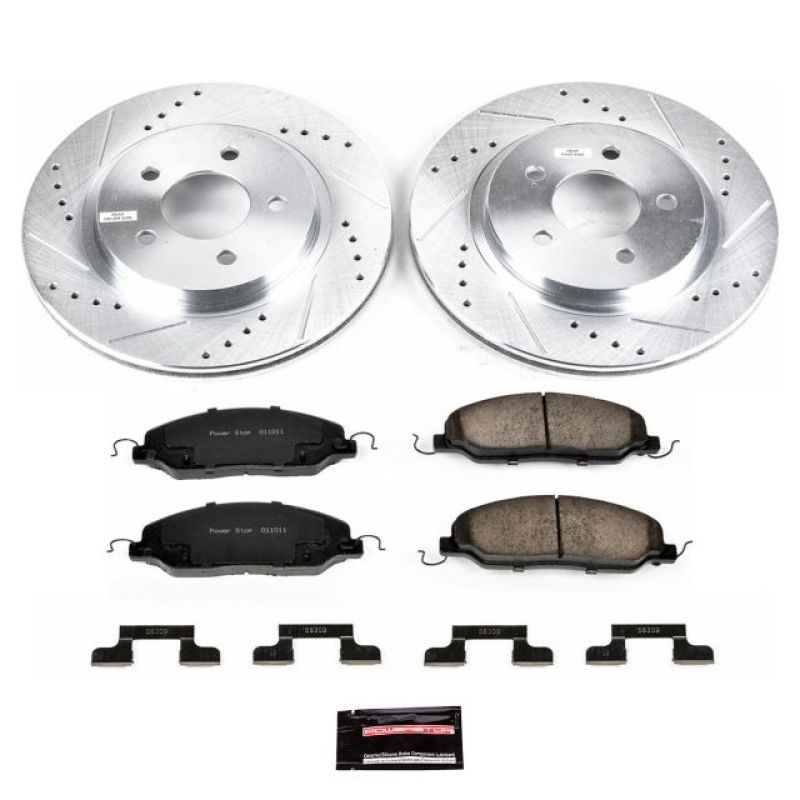 PowerStop K1384 fits Ford 05-11 Mustang Rear Z23 Evolution Sport Brake Kit