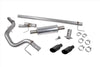 Roush 422266-BLK 21-24 fits Ford F-150 5.0L V8 Side Exit Catback Performance Exhaust w/ Black Tips