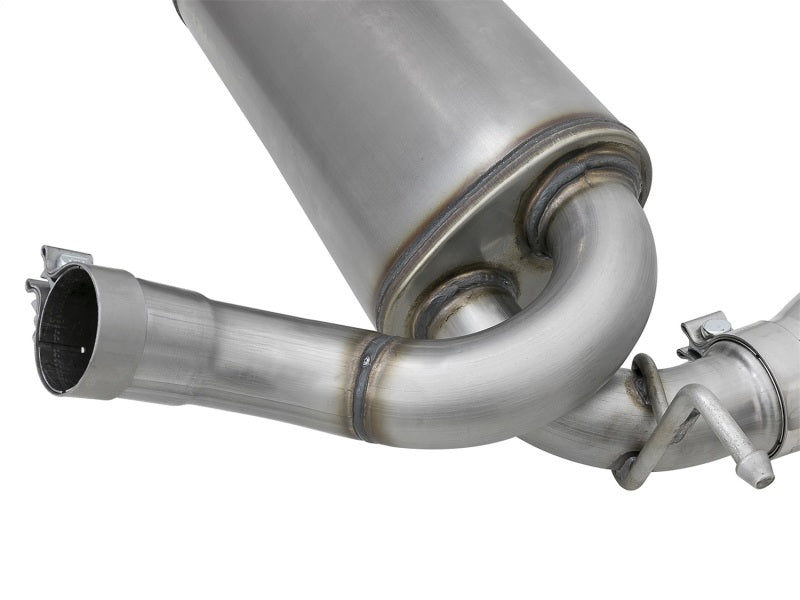 AFE 49-48061-P Series 2.5in 409 SS Axle-Back Exhaust w/Polished Tips 07+ fits J