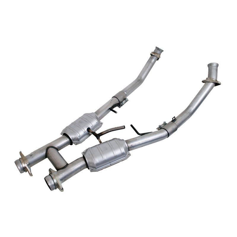 BBK 1563 Mustang 5.0 High Flow H Pipe With Catalytic Converters - 2-1/2