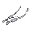 BBK 1563 Mustang 5.0 High Flow H Pipe With Catalytic Converters - 2-1/2