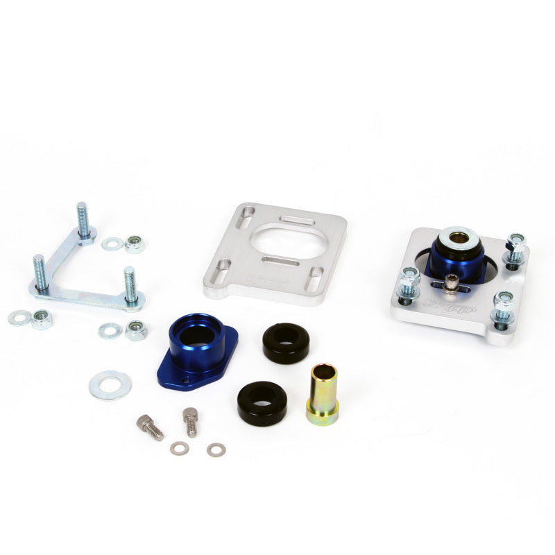 BBK 2527 Mustang Caster Camber Plate Kit - Silver Anodized Finish