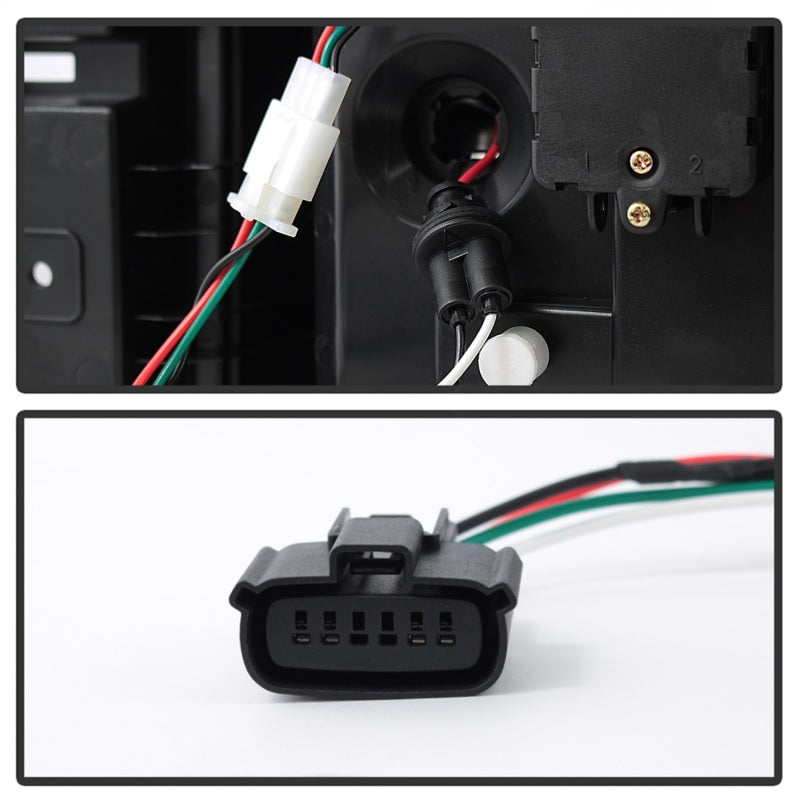 Spyder 5085078 fits Chevy 15-17 Tahoe / Suburban LED Tail Lights - Black Smoke