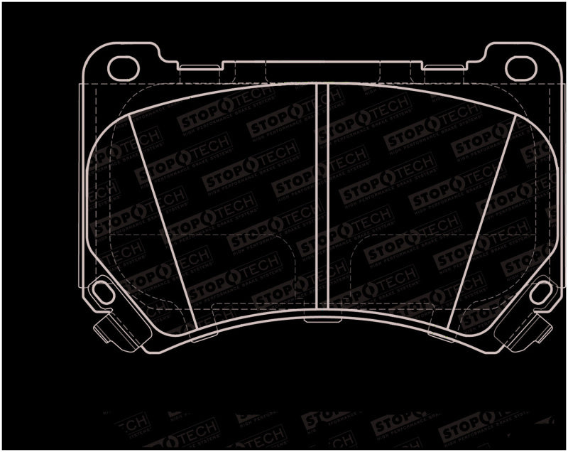 Stoptech 308.1396 Street Brake Pads