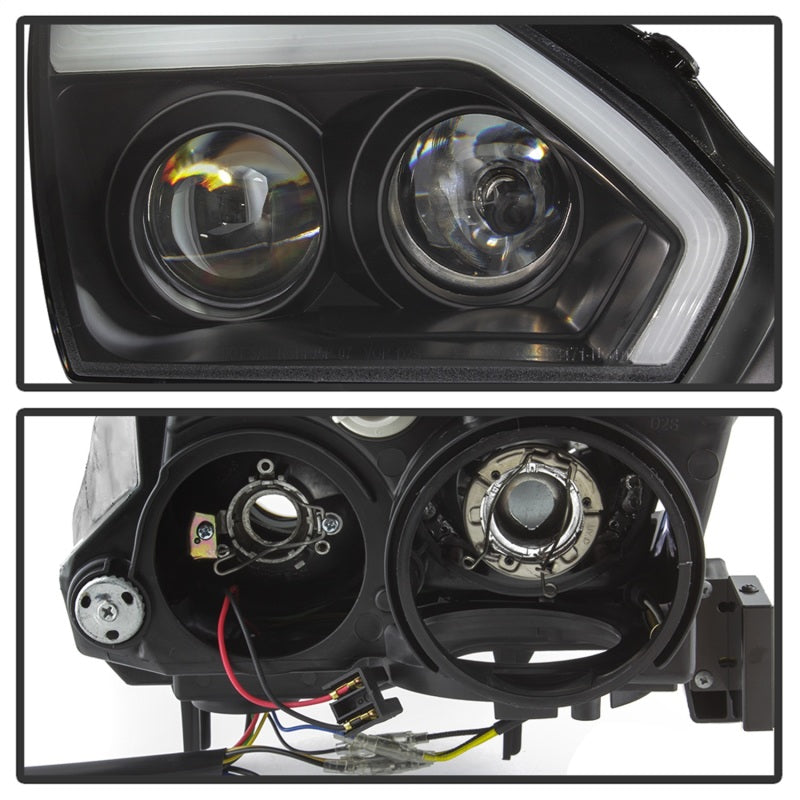 Spyder 5085696 fits Nissan 09-14 GTR R35 - Projector Headlights - DRL LED - Bla
