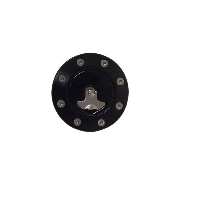 Ridetech 81000036 Universal Locking Gas Cap (Black Anodized)