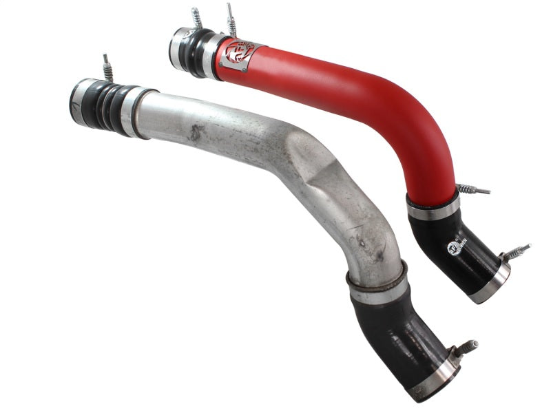 AFE 46-20134-R unner 3in Red Intercooler Tubes Hot & Cold Side Kit for 13-14 fi