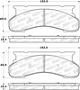 Stoptech 308.045 Street Brake Pads