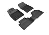 3D MAXpider 2015-2020 fits Honda Fit Kagu 2nd Row Floormats - Black