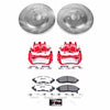 Power Stop KC8325-36 16-22 fits Nissan Frontier Front Z36 Truck & Tow Kit w/Cals