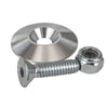 Moroso 71685 1.25in Taper Washer - Raw (10 Pack w/Hardware)