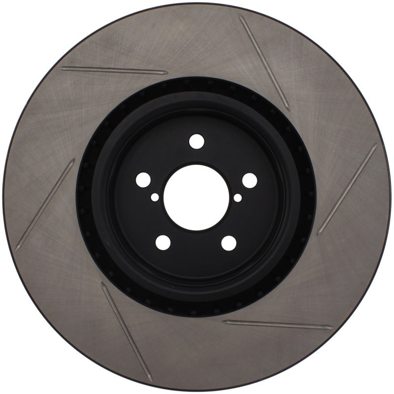 Stoptech 126.47019SR Power Slot 04 STi Front Right SportStop Slotted Rotor