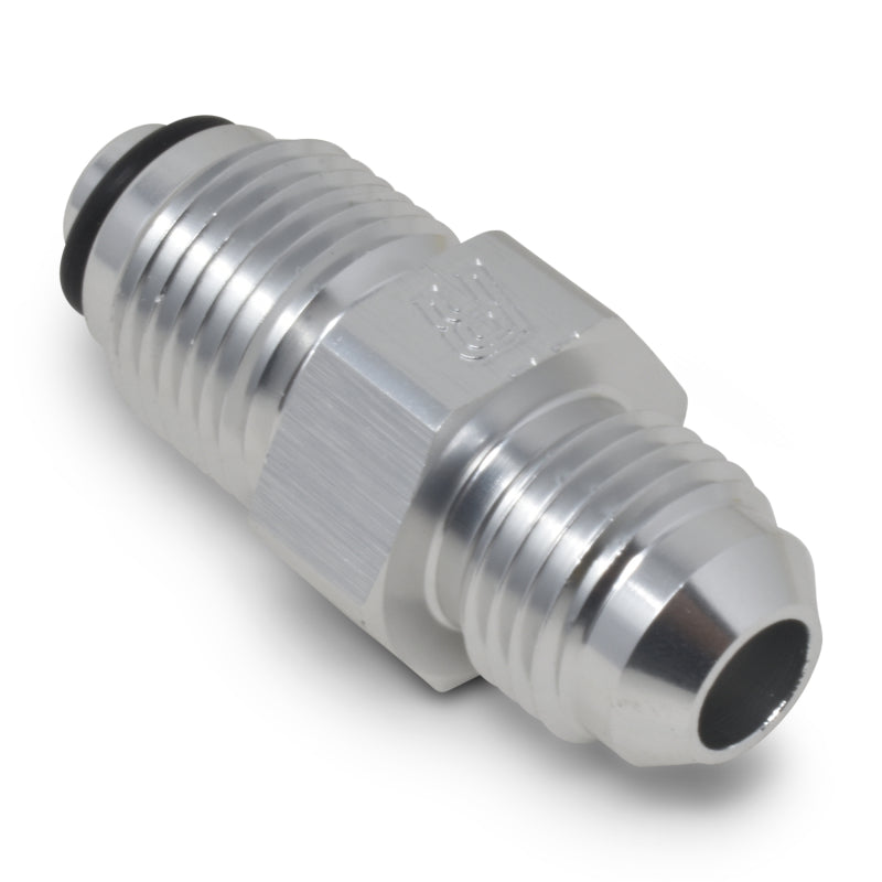 Russell 648030 Performance -6 AN (male to 5/8in-18 O-ring seal) Power Steering Adapter. Clear anodized
