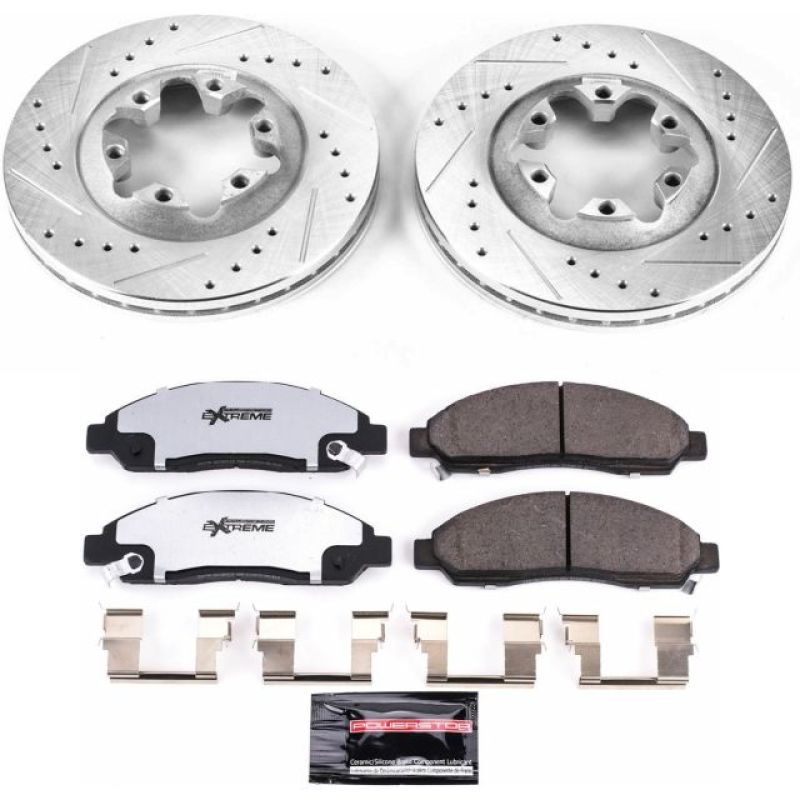 PowerStop K2066-36 04-08 fits Chevrolet Colorado Front Z36 Truck & Tow Brake Kit